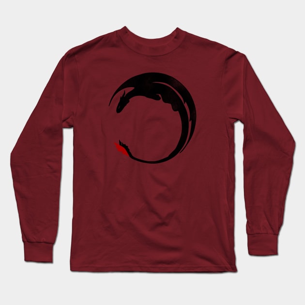 dragon Long Sleeve T-Shirt by amenij